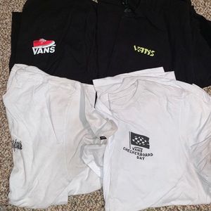 All 4 vans tees for $20. Size XL.